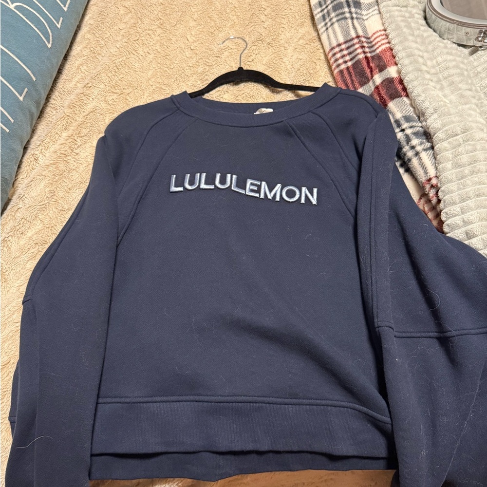 Lululemon Athletica Dark Blue Crewneck